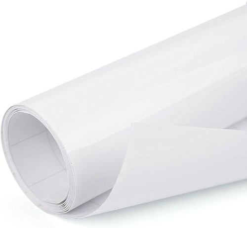 White gloss vinyl car wrap - white,