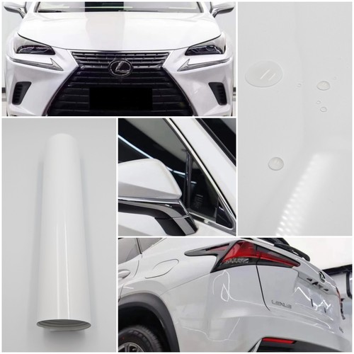 Pure white glossy crystal - pure,