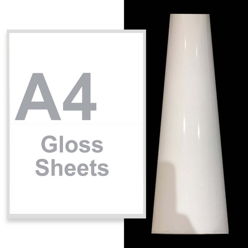 White gloss vinyl - efect,
